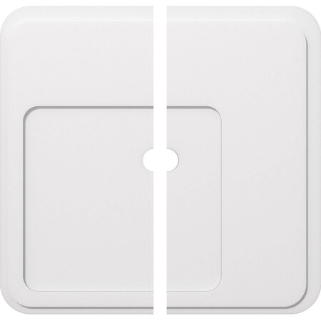 Ekena Millwork Lucan Architectural Grade PVC Contemporary Ceiling Medallion, Two Piece, 40"OD x 3"ID x 14"C x 1"P CMP40LN2-03000